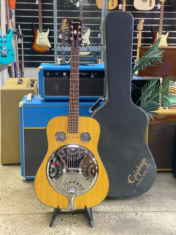 Epiphone MD30 Resonator Guitar MIK 1990's W/case Pre Loved