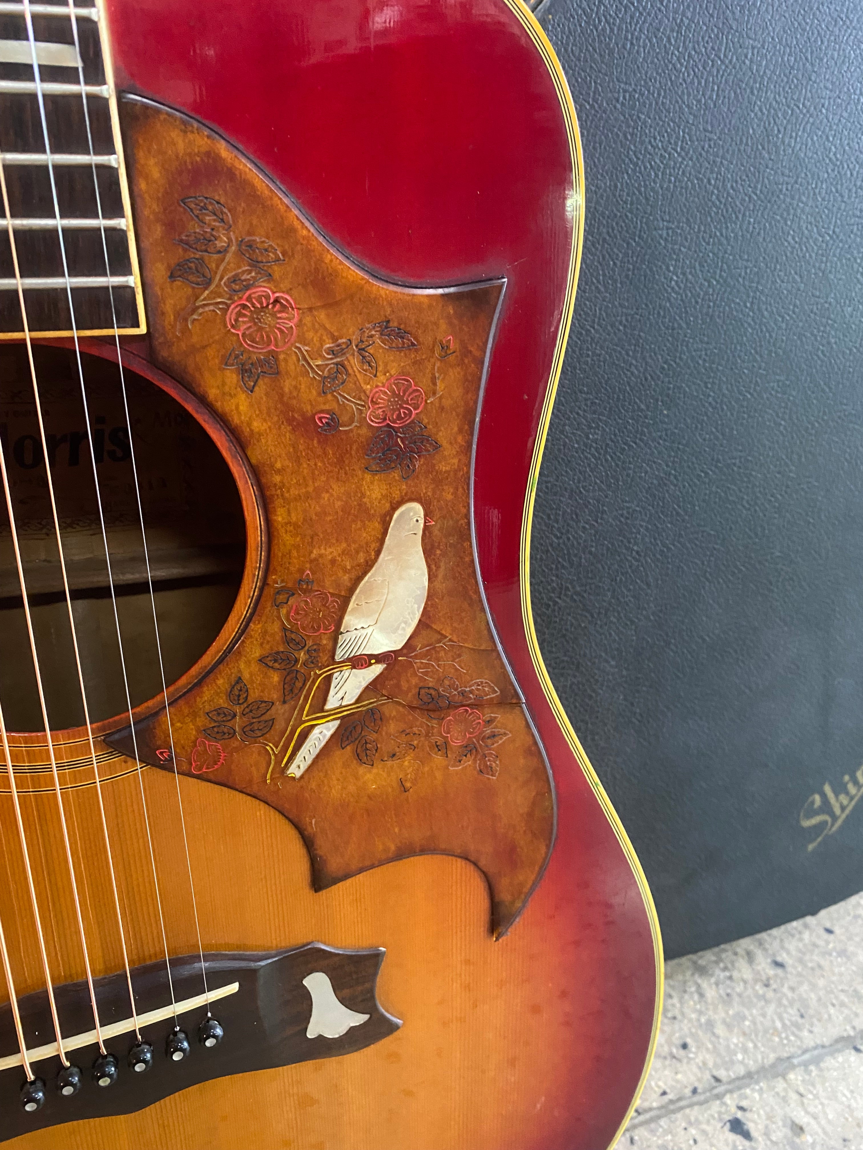 1975 Morris WD-35 Dove Style Dreadnought Acoustic Guitar **Pre