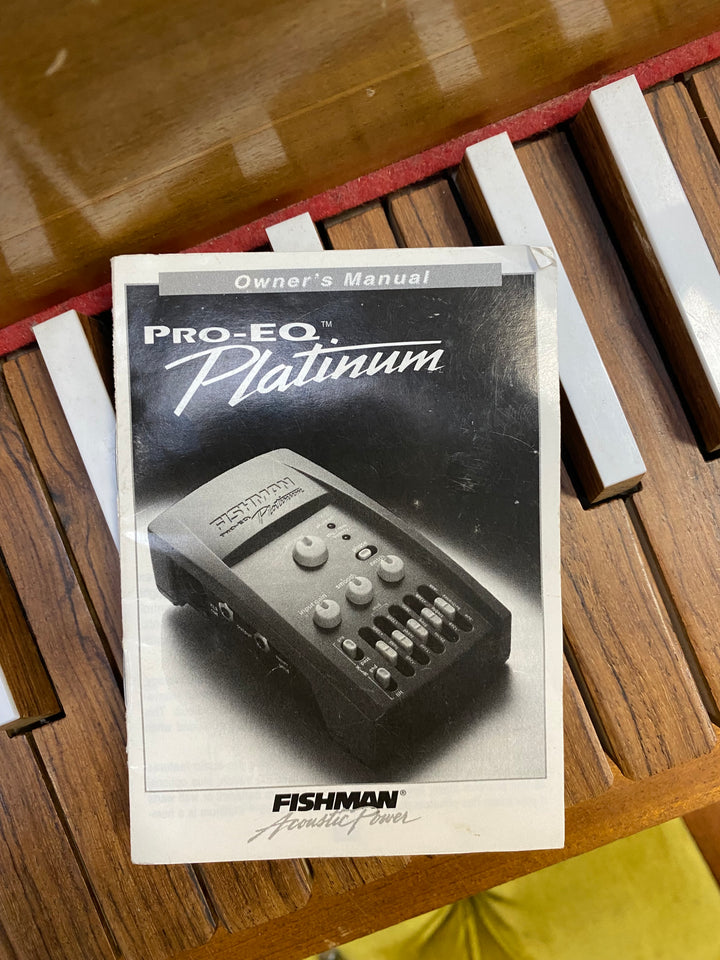 Fishman PRO-EQ Platinum Preamp EQ DI Box With Tone Controls ***Pre Loved***