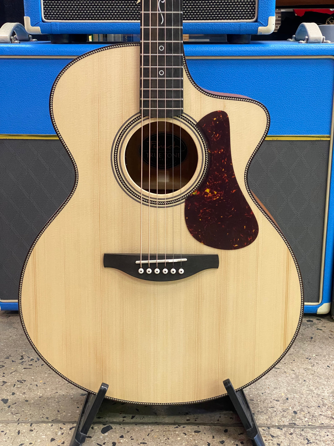 Fenech True Tone Grand Auditorium TTGAC - Mahogany b/s spruce top | gold hardware