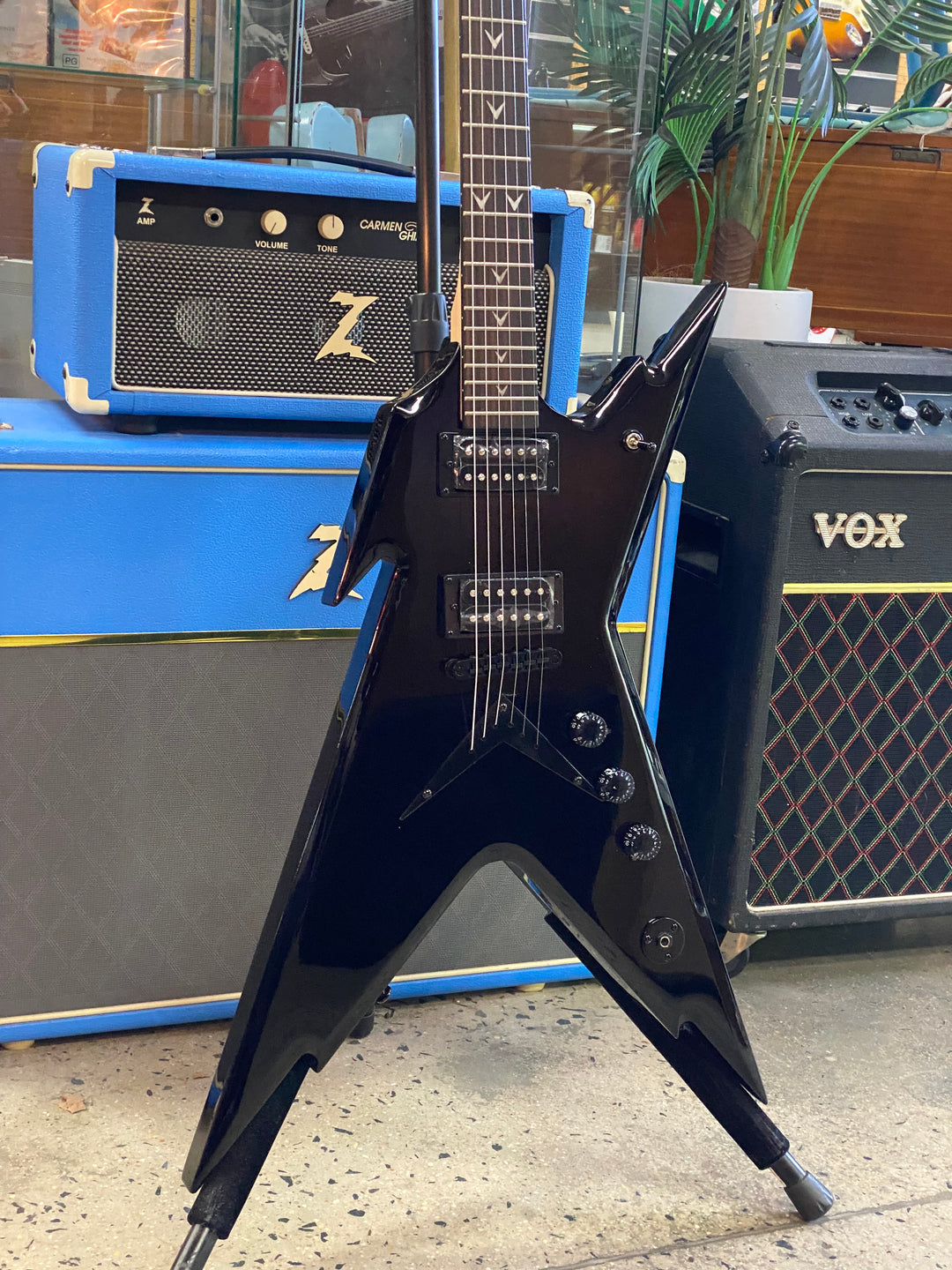 Dean Guitars Razorback X Classic | Black