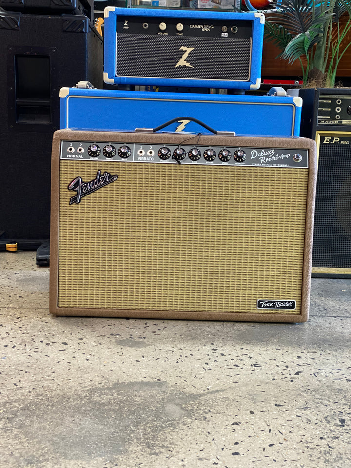 Fender FSR Tonemaster Deluxe Reverb Amplifier | Cocoa Nubtex