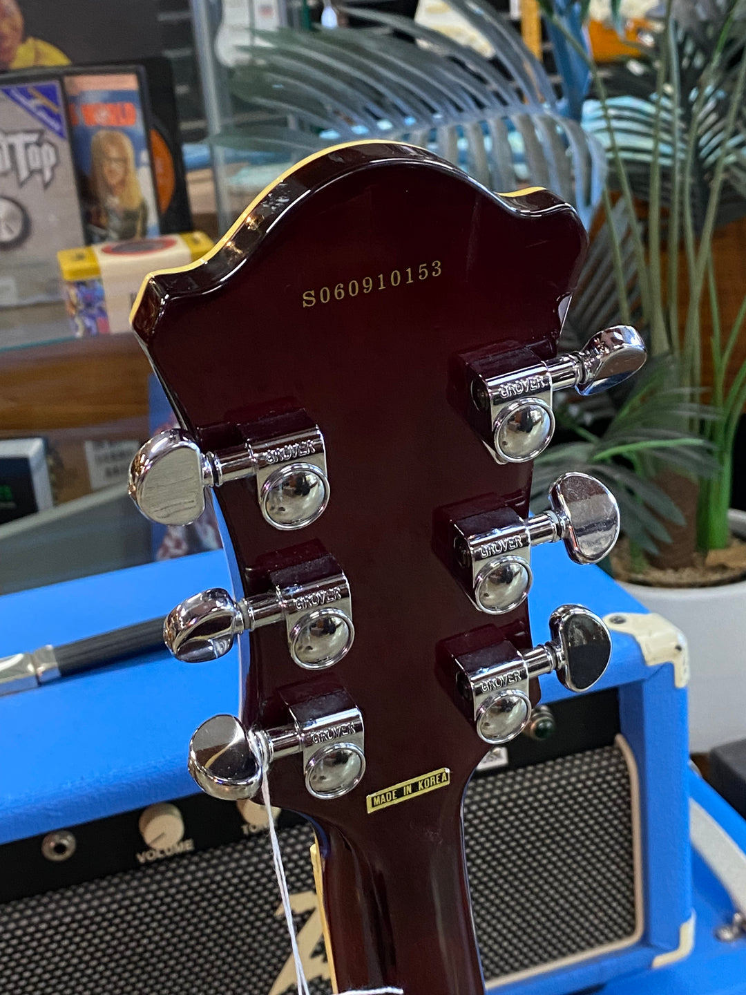 Aria Pro II FA-80 MIK | Transparant Red ***pre loved***