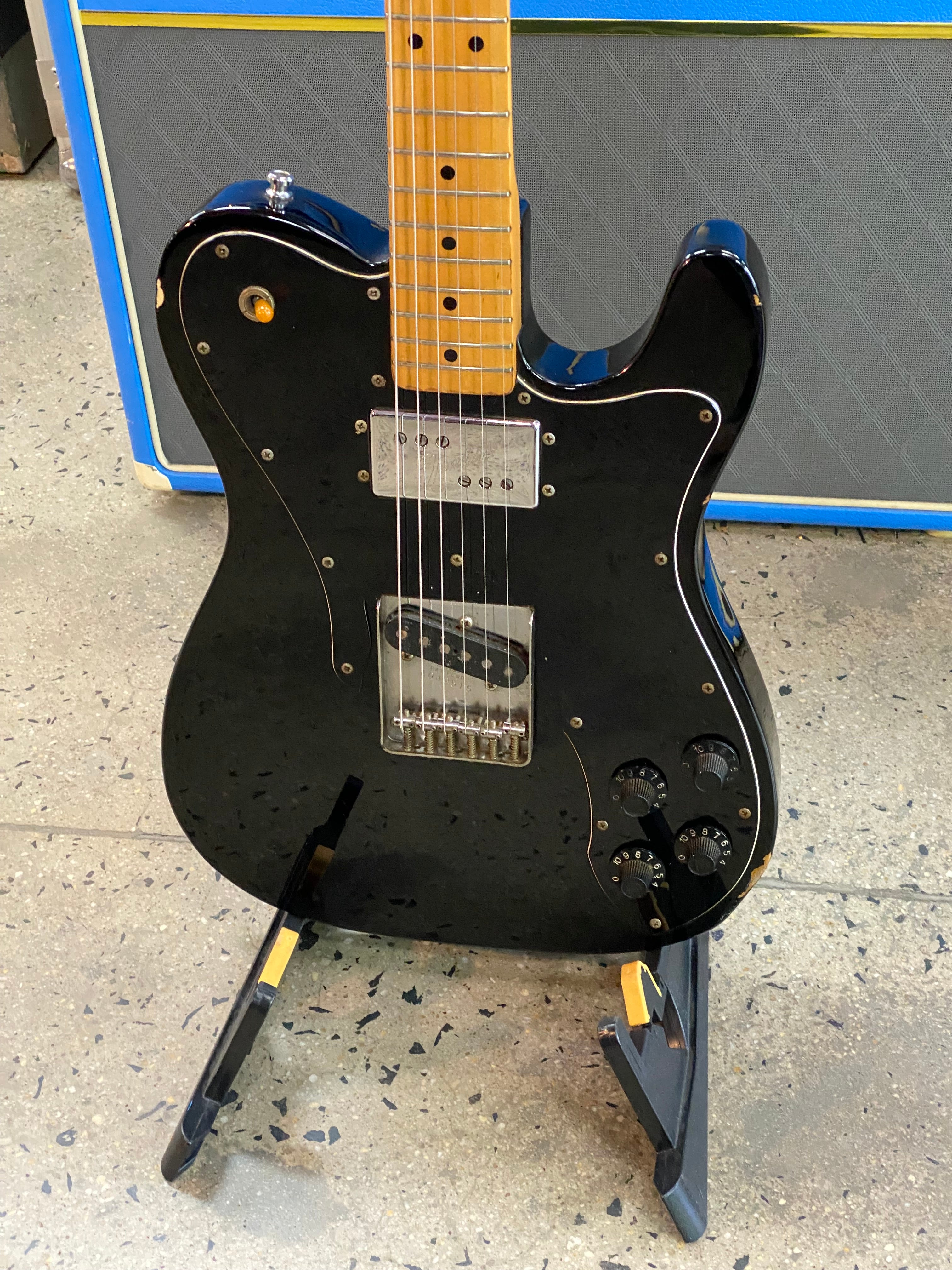 Fender MIJ 1989-91 TC-72 Telecaster Custom w/bag | Black ***pre