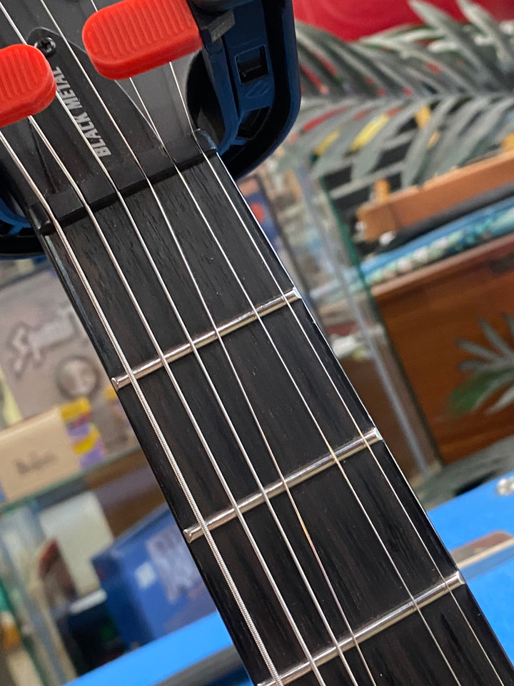 LTD EX MIK Black Metal Electric Guitar Black Satin W/case ***Pre Loved***