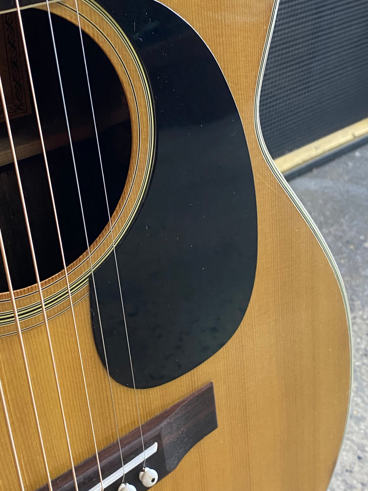 Morris 1972 F20 MIJ folk acoustic guitar Natural W/case  ***Pre Loved***