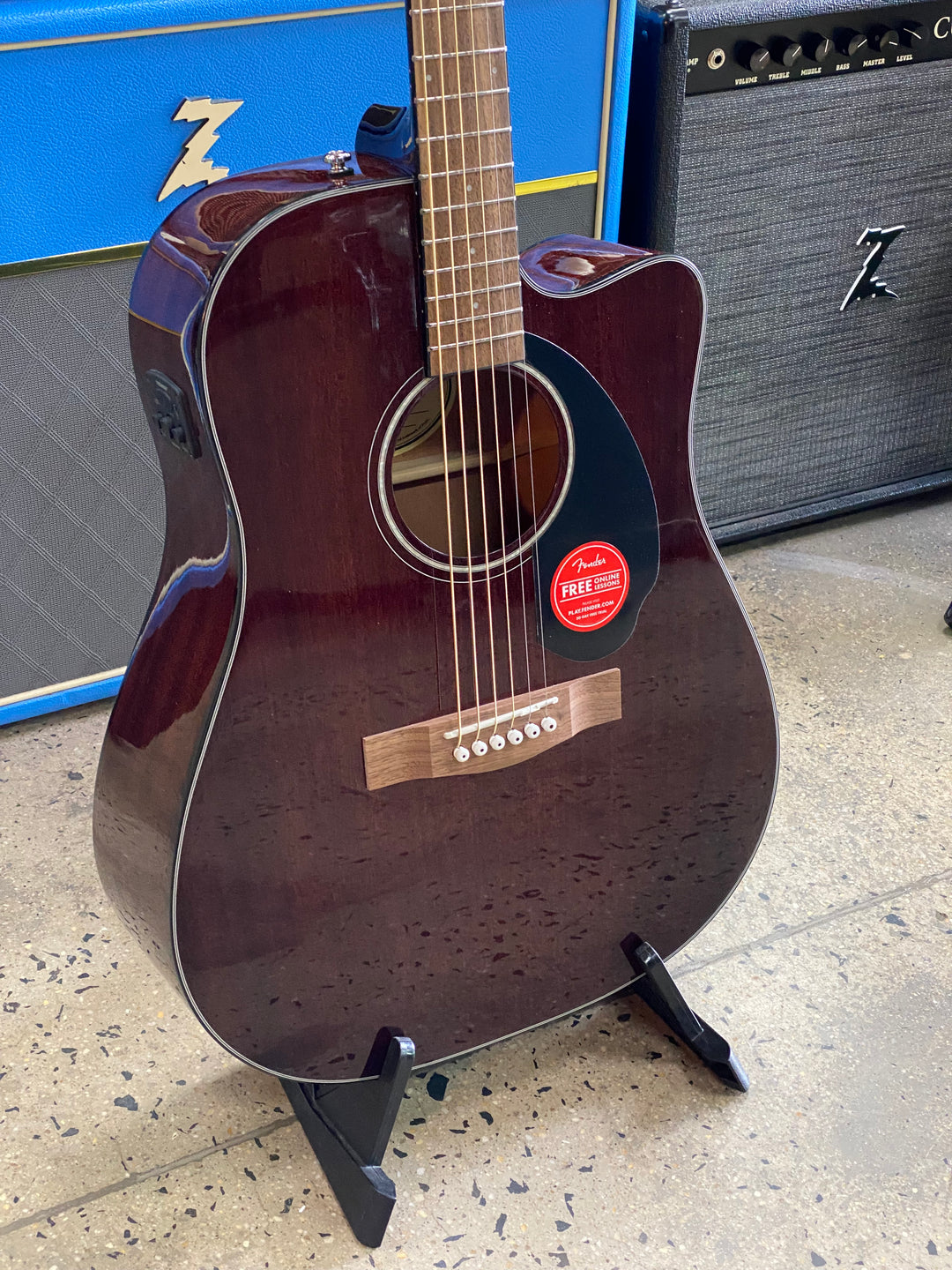 Fender CD-60SCE Dreadnought All Mahogany