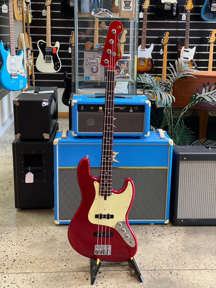 Moon MIJ JB-4 J Bass Classic 60's | Candy Apple Red W/bag ***Pre Loved***