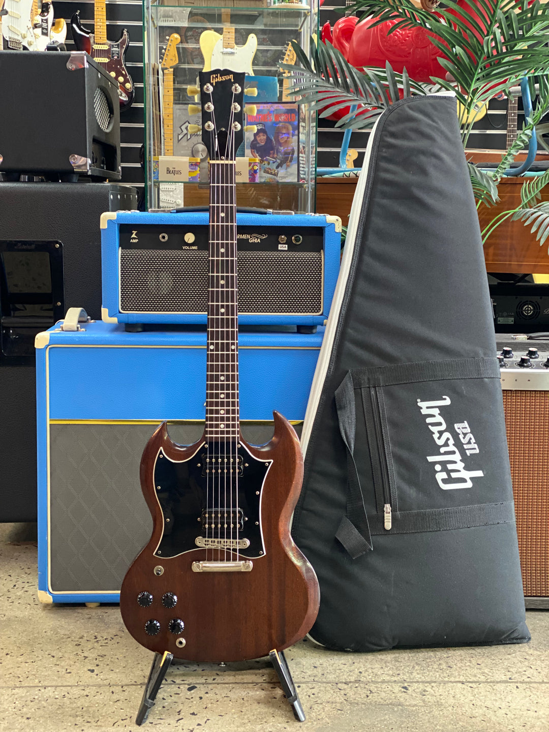 Gibson 2017 SG Special Faded Natural Left hand w/bag ***pre loved***