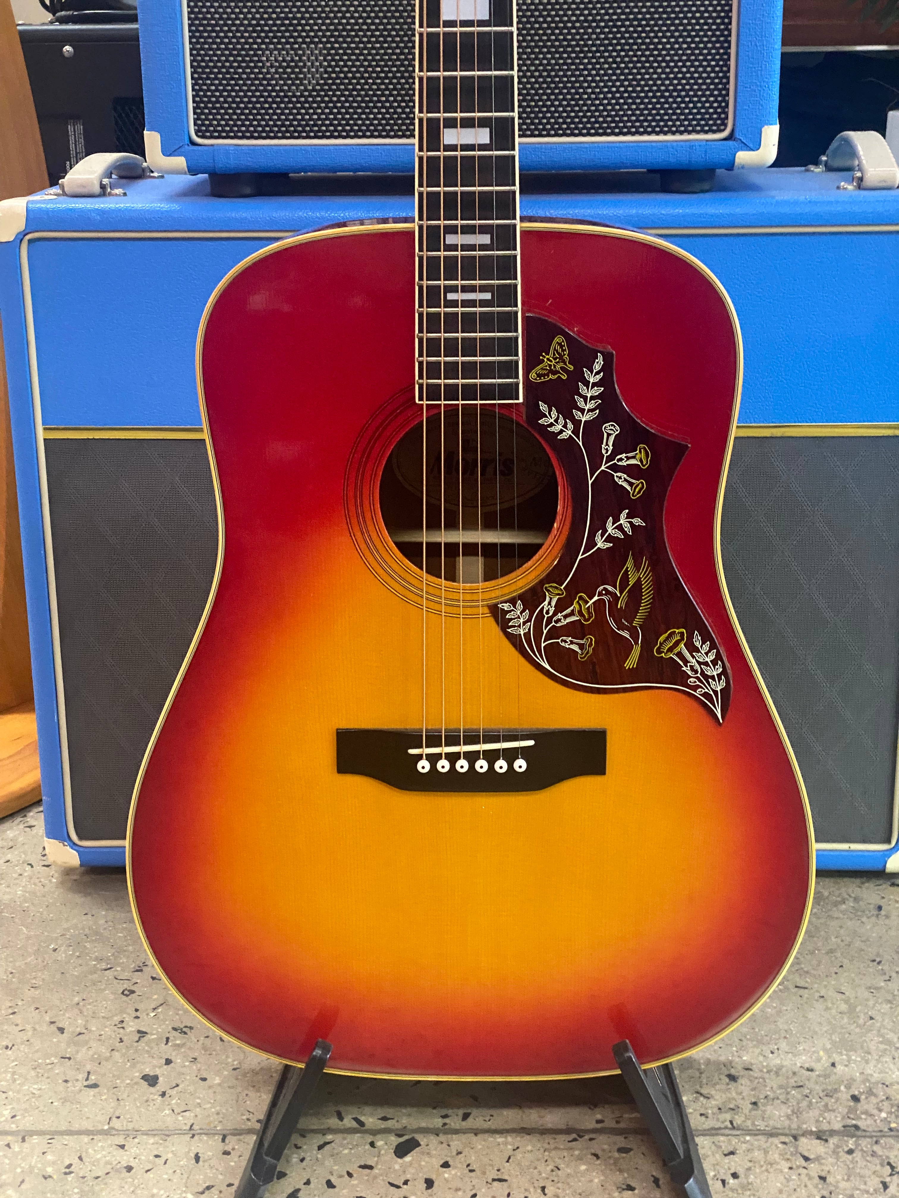 Morris Made In Japan 70's WH-20 H/Bird Style Sunburst ***Pre Loved