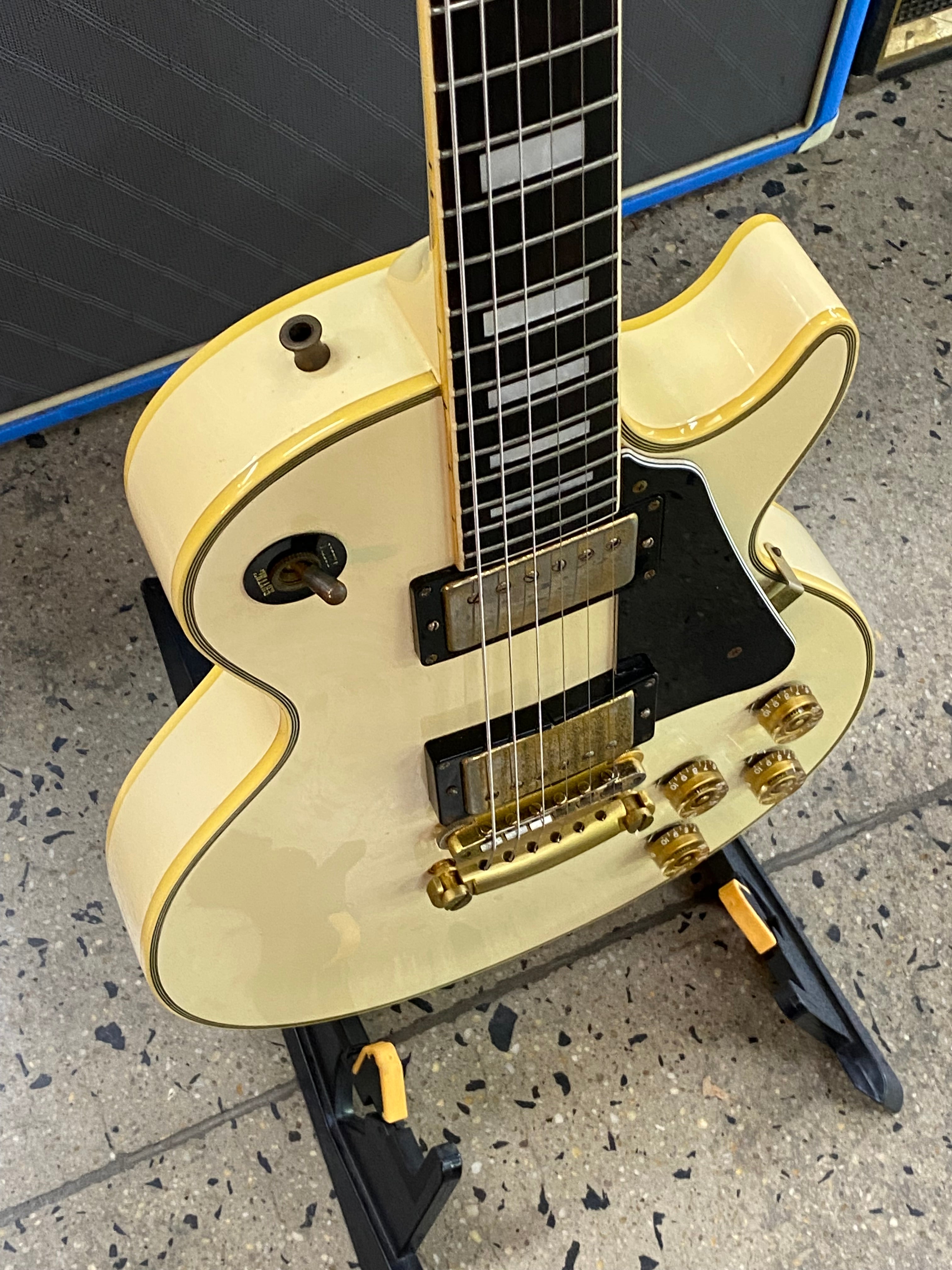 Burny MIJ Randy Rhoads Late 80's LP Custom w/bag | Custom White