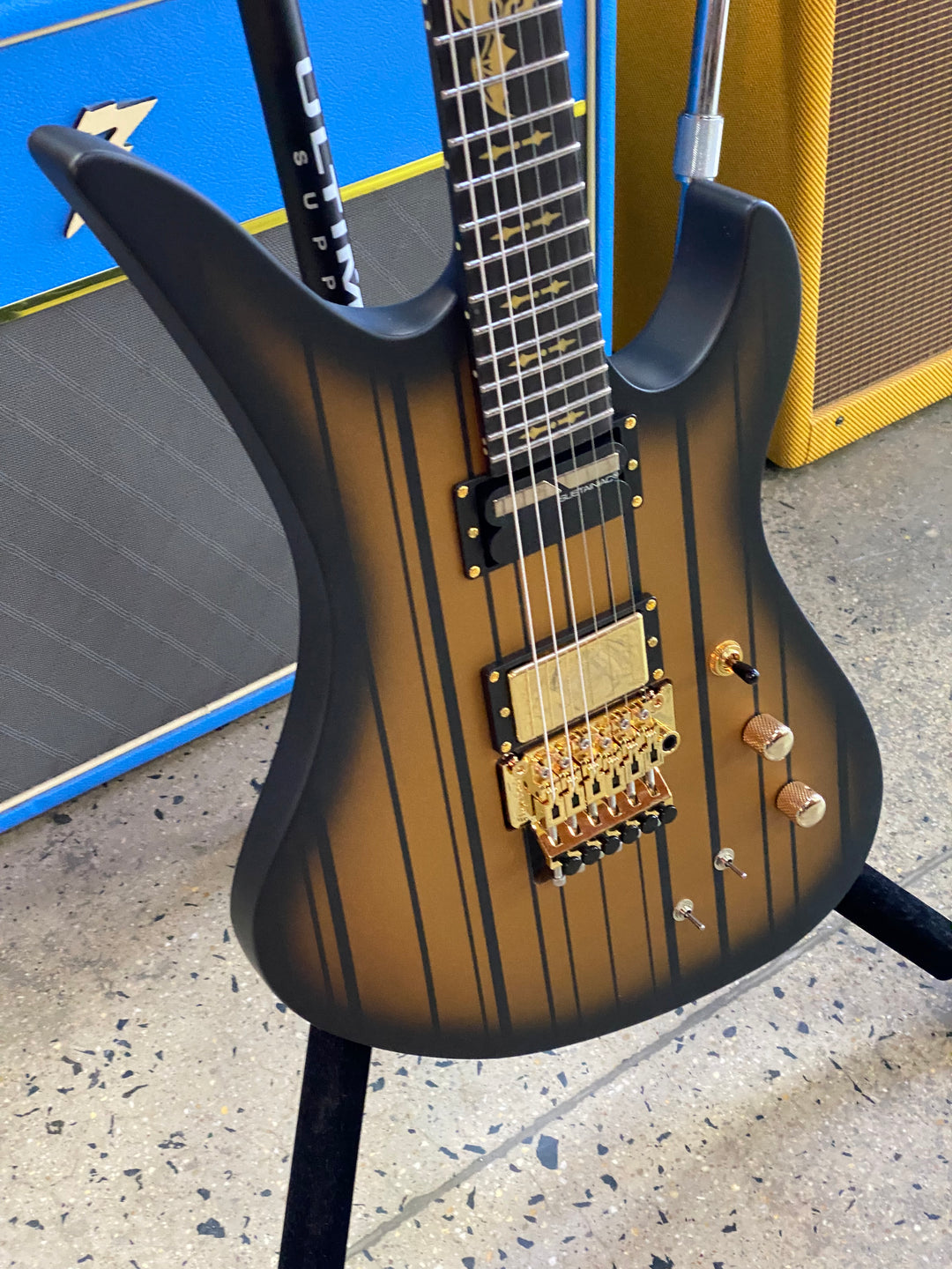 Schecter Synyster Gates Custom-S | Satin Gold Burst
