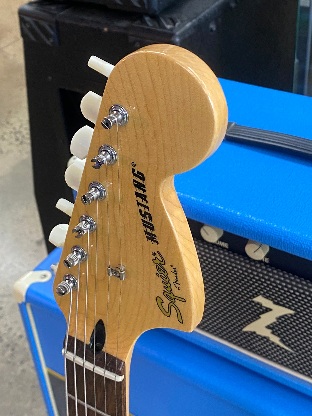Squier 2018 Vintage Modified Mustang Sonic Blue ***Pre Loved***