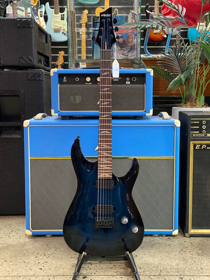 Schecter Omen Elite-6 Electric Guitar | Blue Burst
