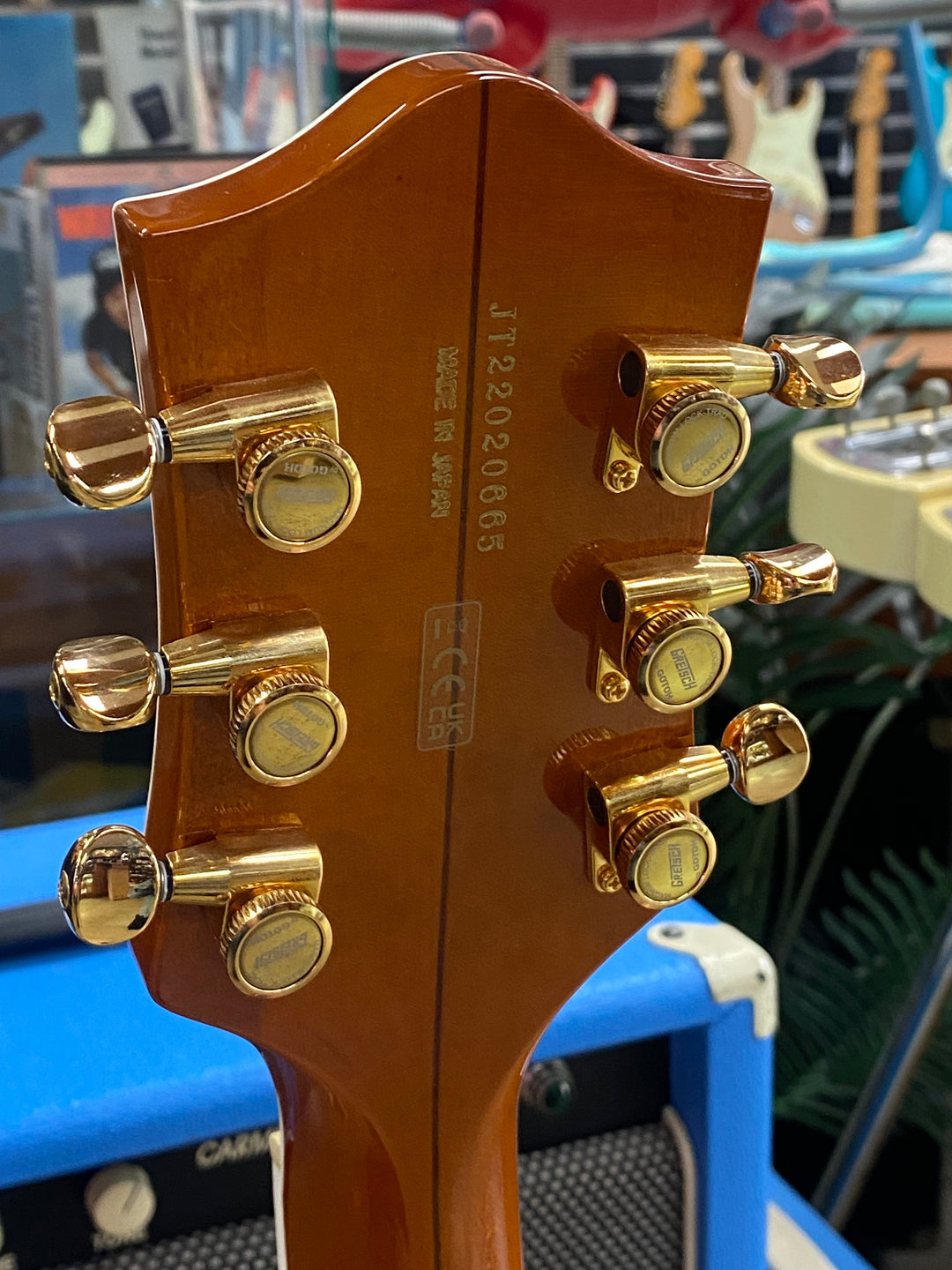 Gretsch 2022 G6120TG-DS Players Edition Nashville Roundup Orange W/case ***Pre Loved***