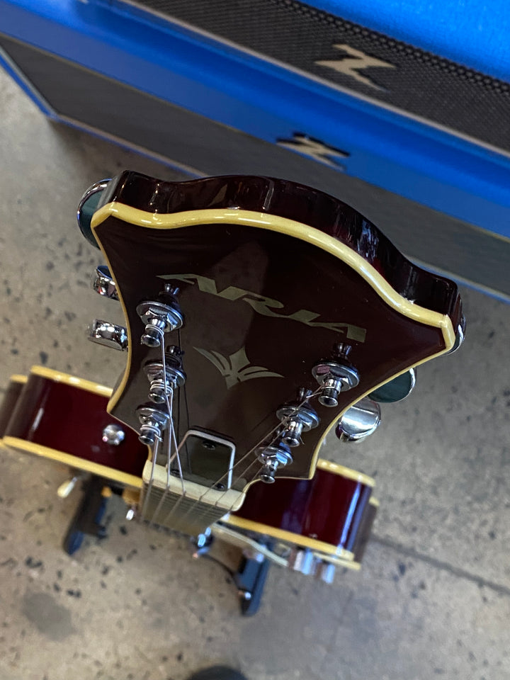 Aria Pro II FA-80 MIK | Transparant Red ***pre loved***