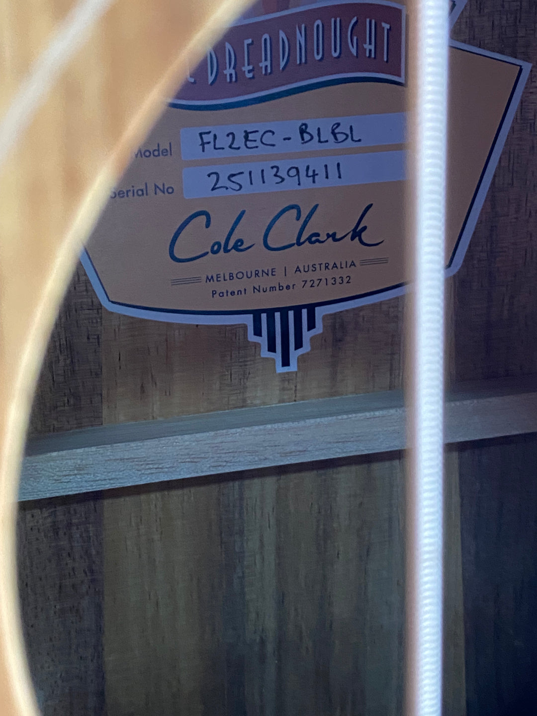 Cole Clark FL2EC All Blackwood Acoustic Guitar