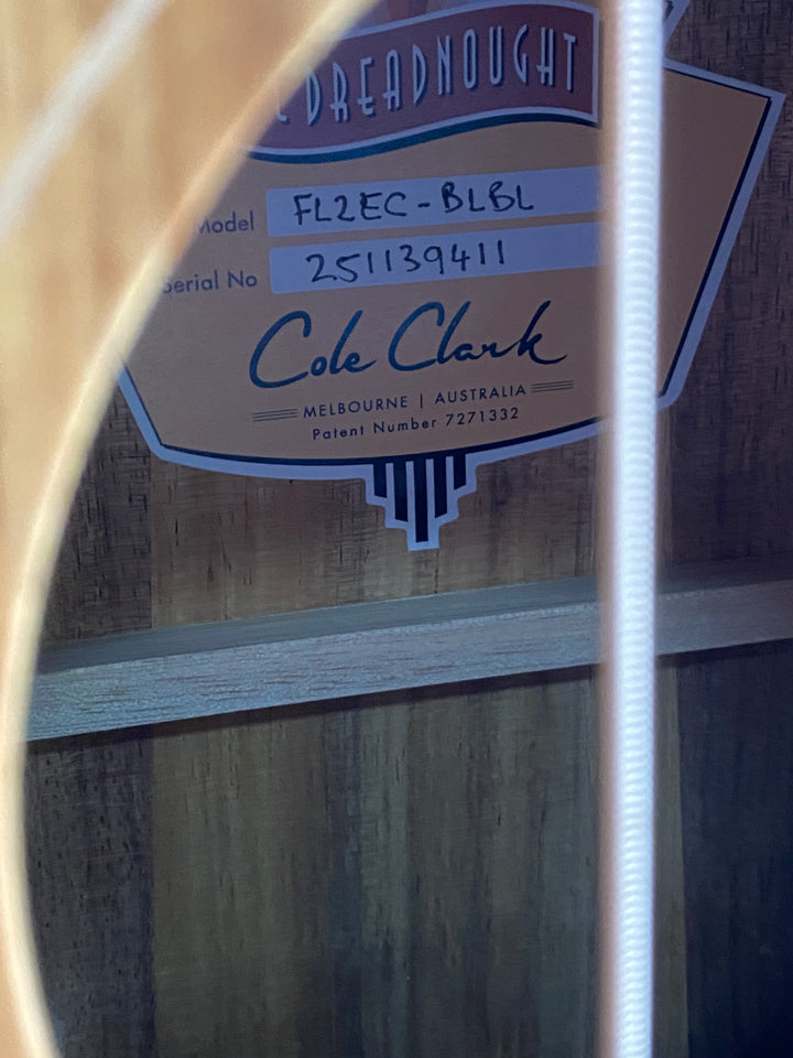 Cole Clark FL2EC All Blackwood Acoustic Guitar