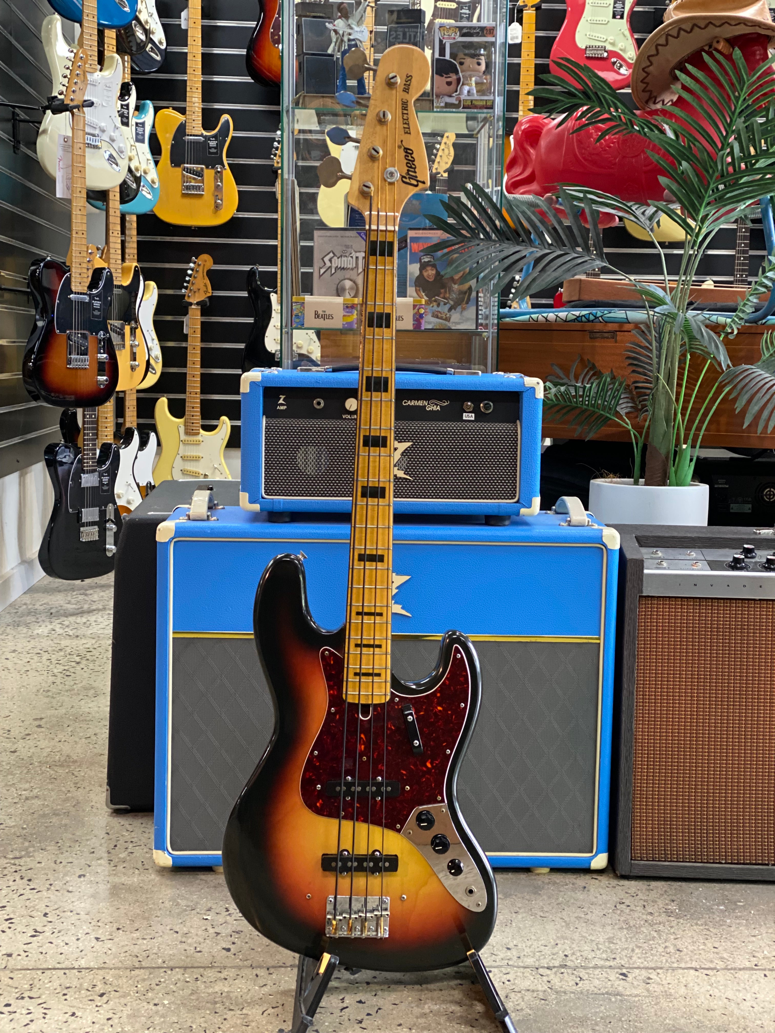 Greco pre 1975 Jazz Bass JB500 w/case | Sunburst ***pre loved