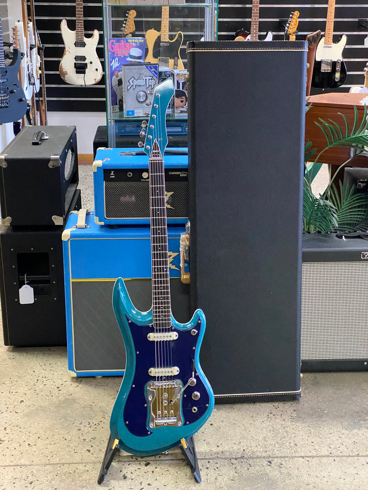 Guyatone Sharp 5 LG350-T MIJ Blue Sparkle W/case ***Pre Loved***