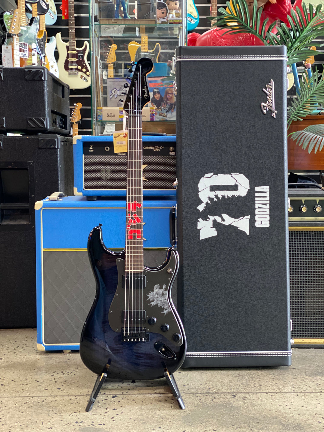 Fender LIMITED Godzilla Strat JP-25 | Godzilla Blue