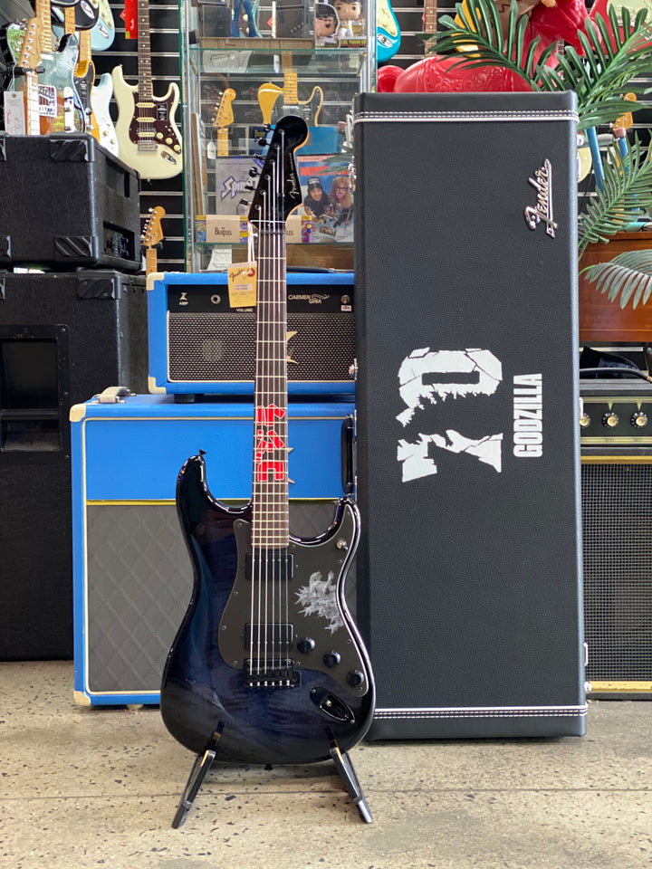Fender LIMITED Godzilla Strat JP-25 | Godzilla Blue