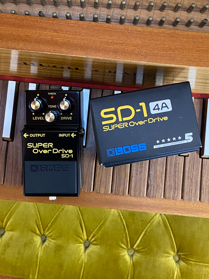 Boss SD-1 4A Super Overdrive Pedal 40th Anniversary w/box ***pre loved***