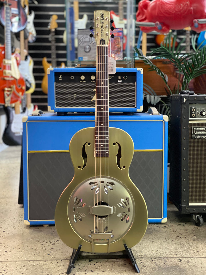 Gretsch G9202 Honey Dipper Special Round-Neck Brass Body | Bell Bronze