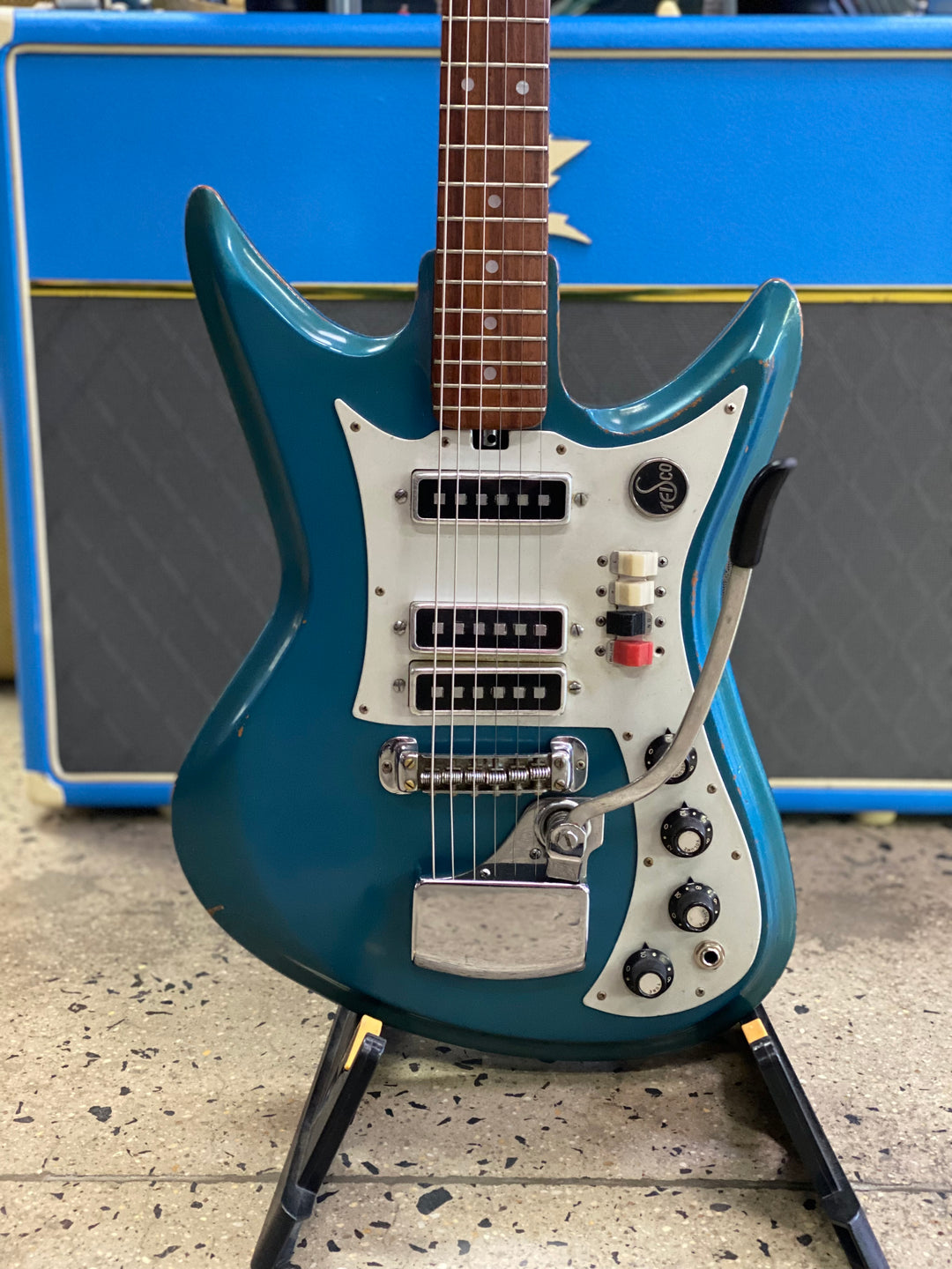 Teisco K-3L Shark Fin MIJ Blue ***Pre Loved***