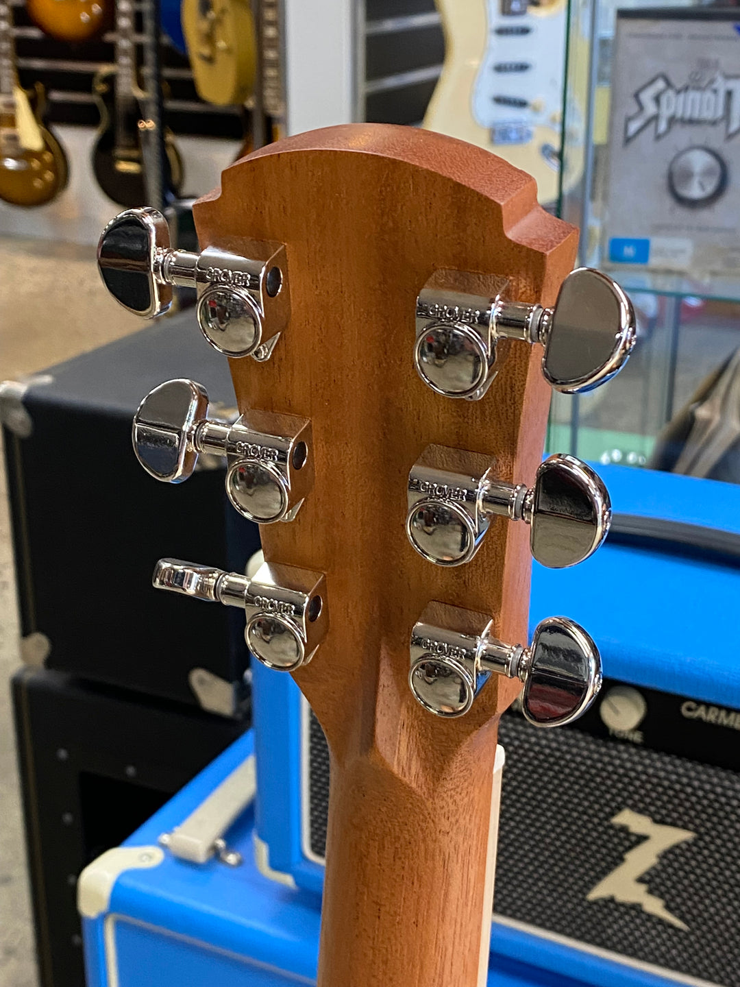 Cole Clark Studio SAN1EC Grand Auditorium Redwood Top Queensland Maple Back and Sides