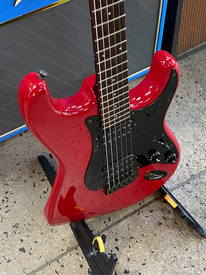 Squier by Fender 1984 JV Serial Contemporary HH Strat wbag | Red ***pre loved***
