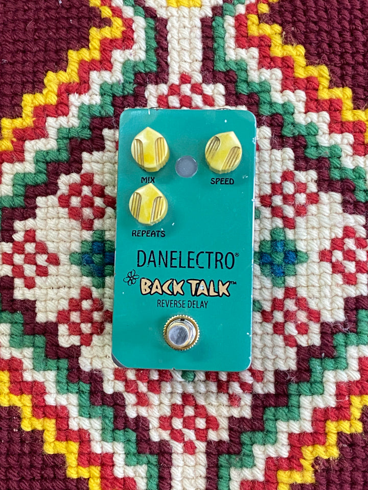 Danelectro Back Talk Reverse Delay Pedal RBAC1 Pre Loved W/box