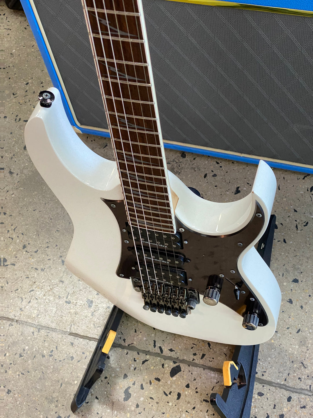Ibanez MIJ 2010 Ibanez RG2550Z Prestige Galaxy White W/case Pre Loved