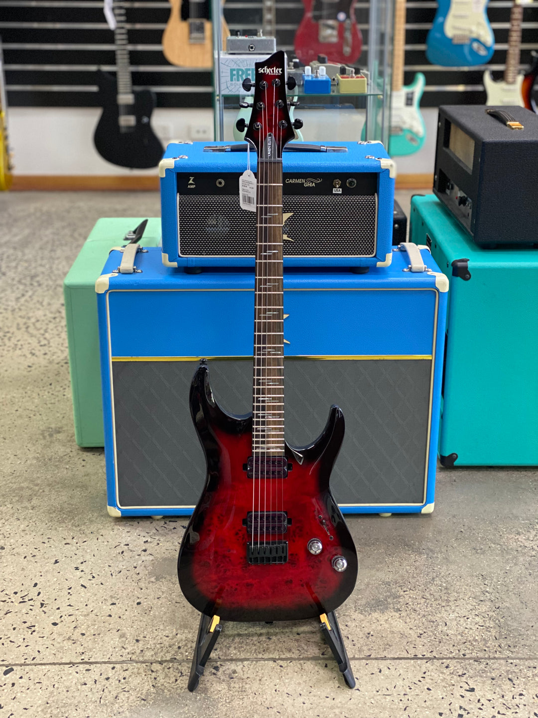 Schecter Omen Elite-6 Electric Guitar | Black Cherry Burst ***B Stock***