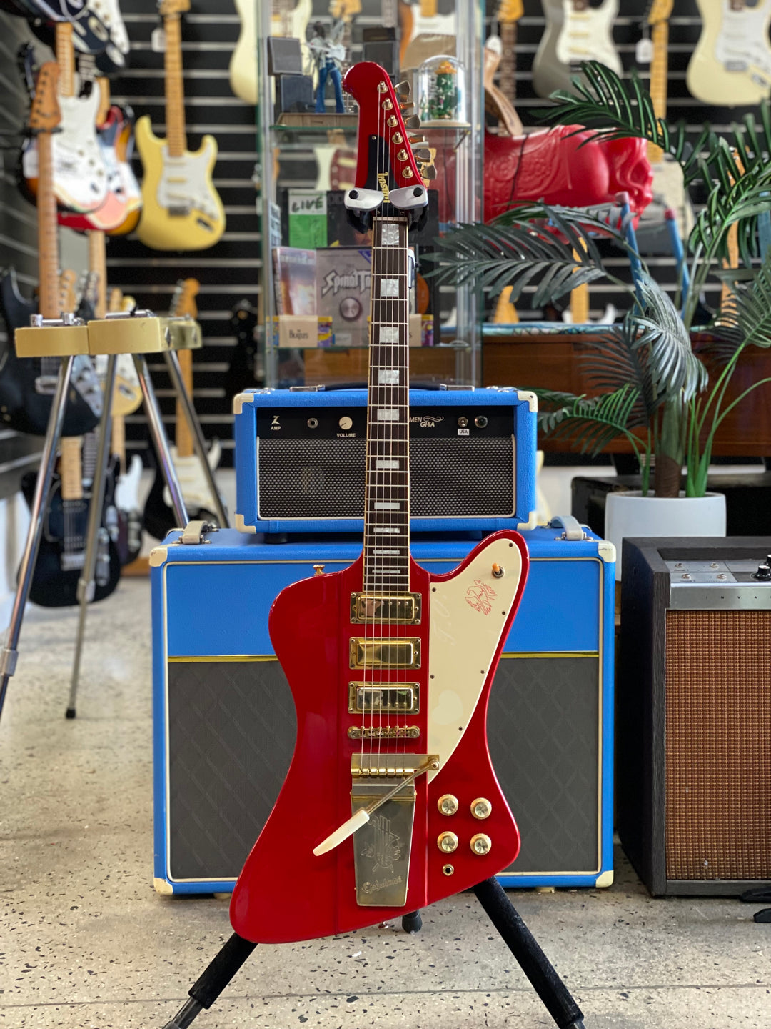 Epiphone 2002 MIK 63 Firebird VII w Gibson Case | Cardinal Red ***pre loved***