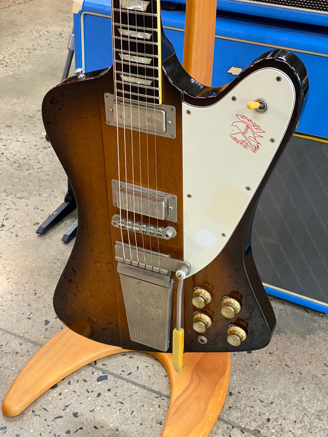 Burny 1990 MIJ RFB-90 *modded* w/bag | Sunburst ***pre loved***