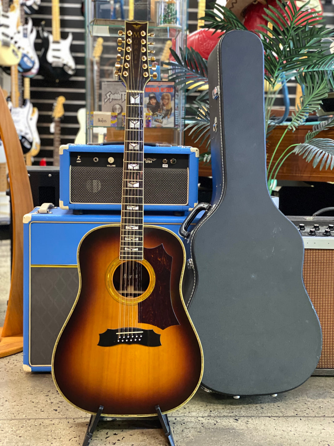 Morris MIJ MGB100-12 12 String Acoustic wcase | Sunburst ***pre loved***