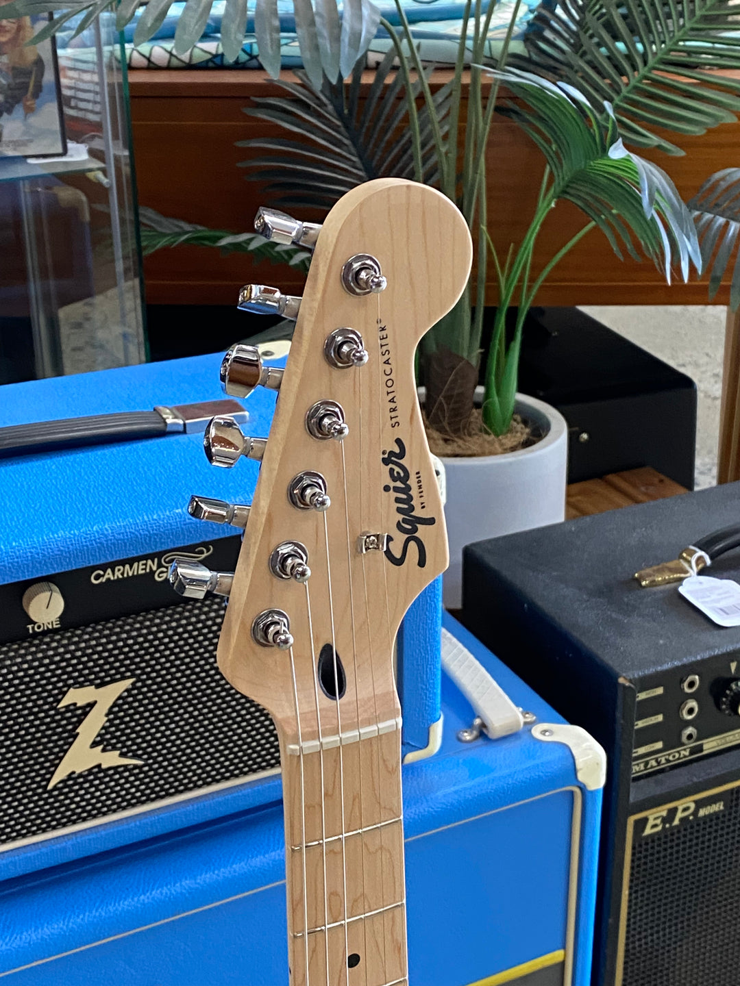 Squier FSR Sonic Strat MN | Arctic White