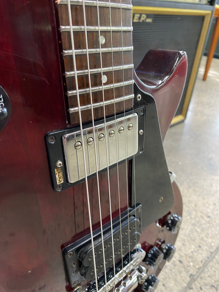 Gibson USA 1984 Les Paul Studio *modded* w/case | Wine Red **pre loved**