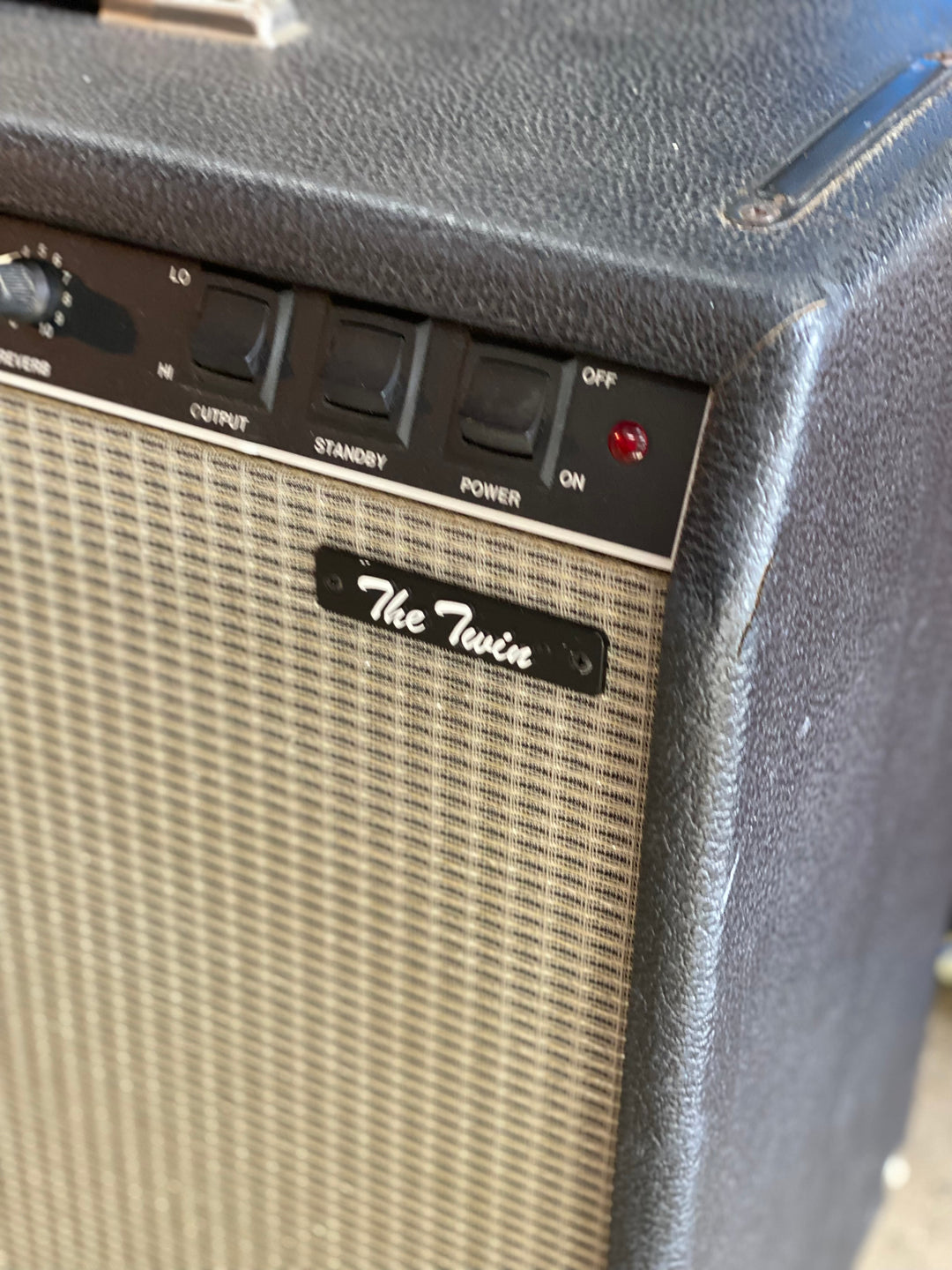 Fender 'The Twin' 2x12 Combo Amp Black Knob Early 90's ***pre loved***