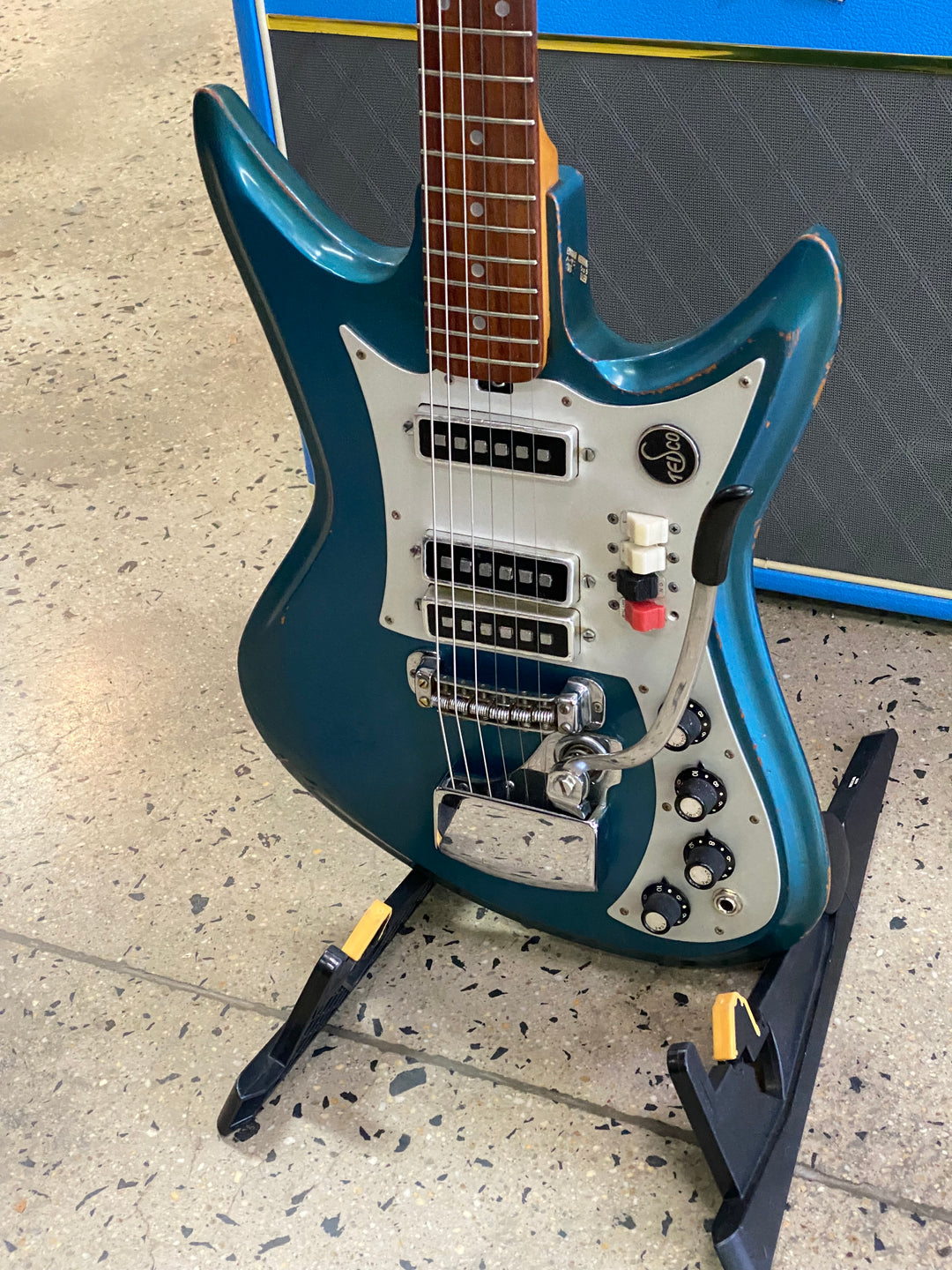 Teisco K-3L Shark Fin MIJ Blue ***Pre Loved***