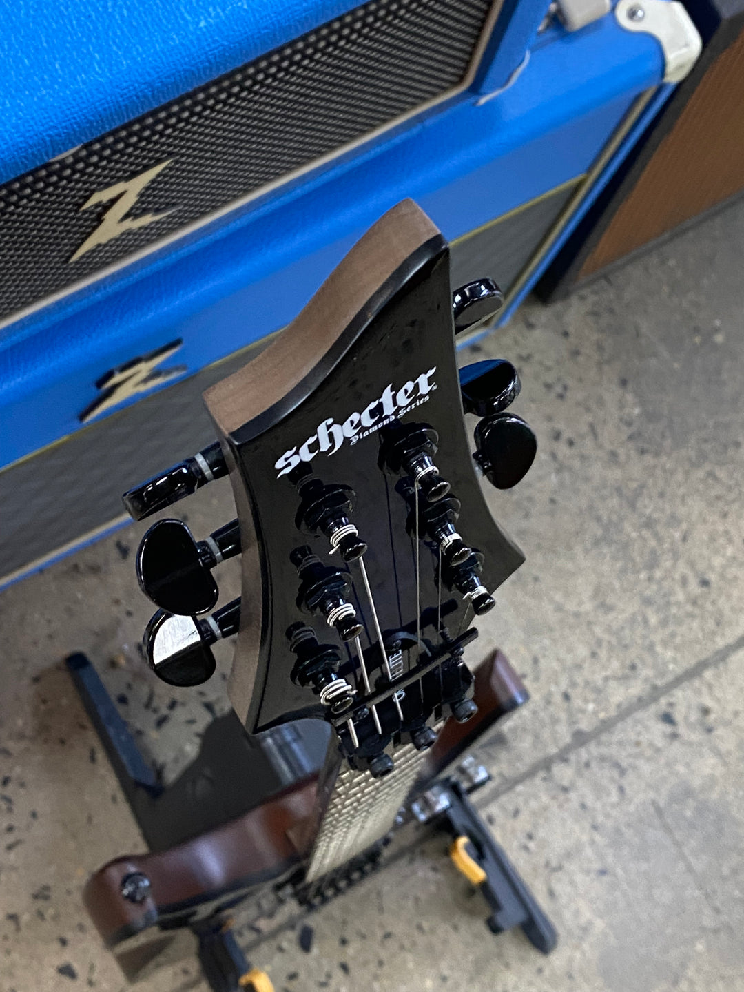 Schecter Omen Elite-6 FR | Blue Burst ***pre loved***