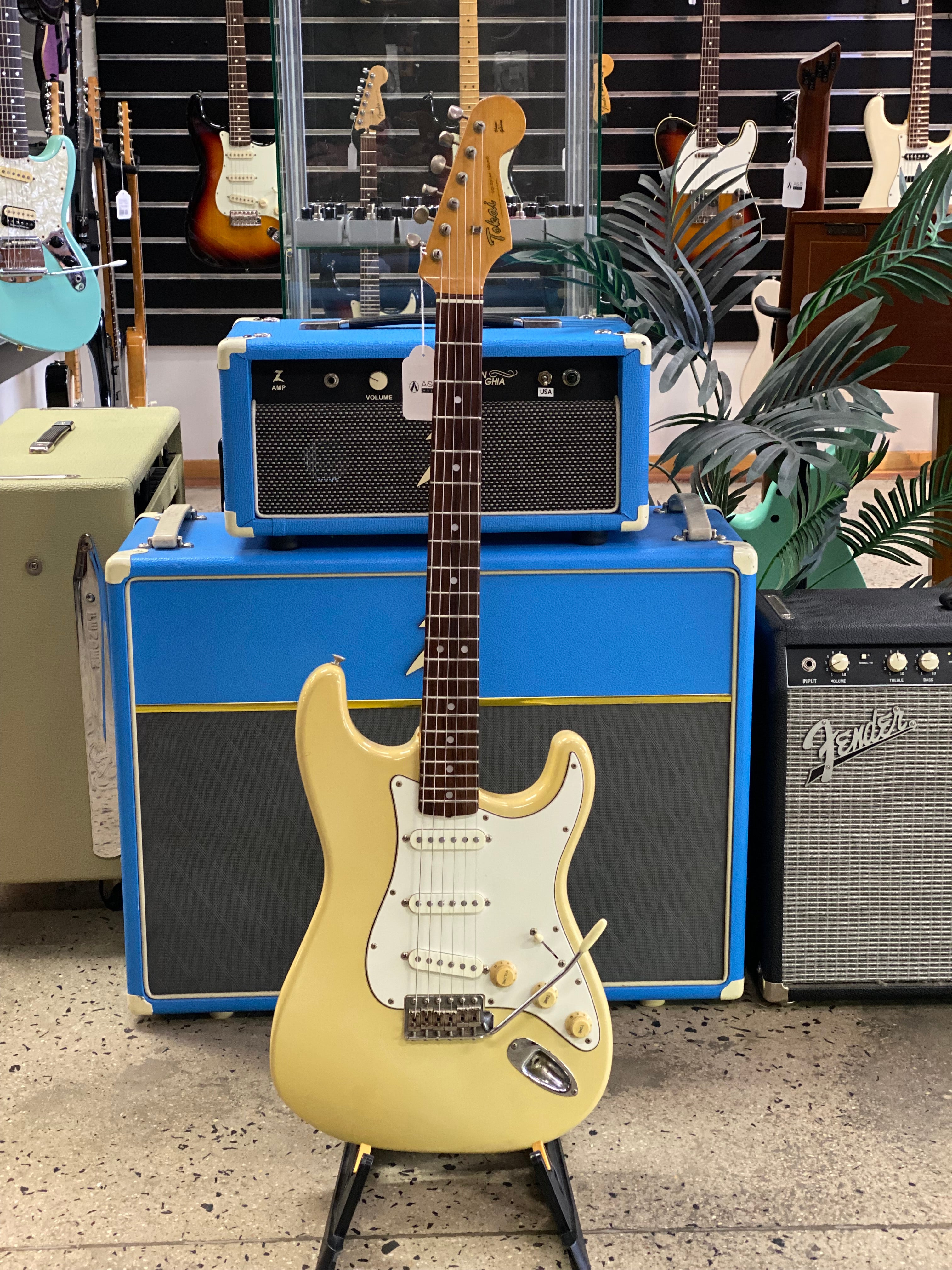 Tokai 1984 TST-50 Goldstar Sound Srat Style Vintage White W