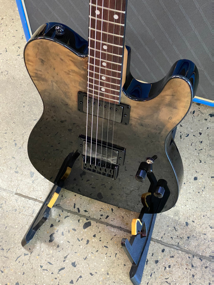 Schecter PT Standard | Black Fade Burst Burl