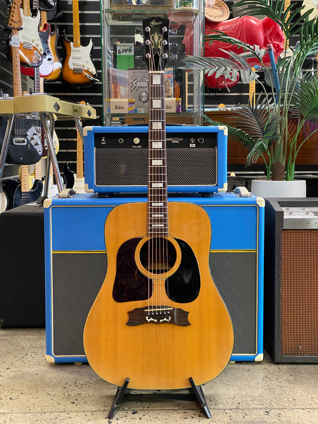 Greco Mid 70s 401 Model Acoustic Guitar w/case ***pre loved***