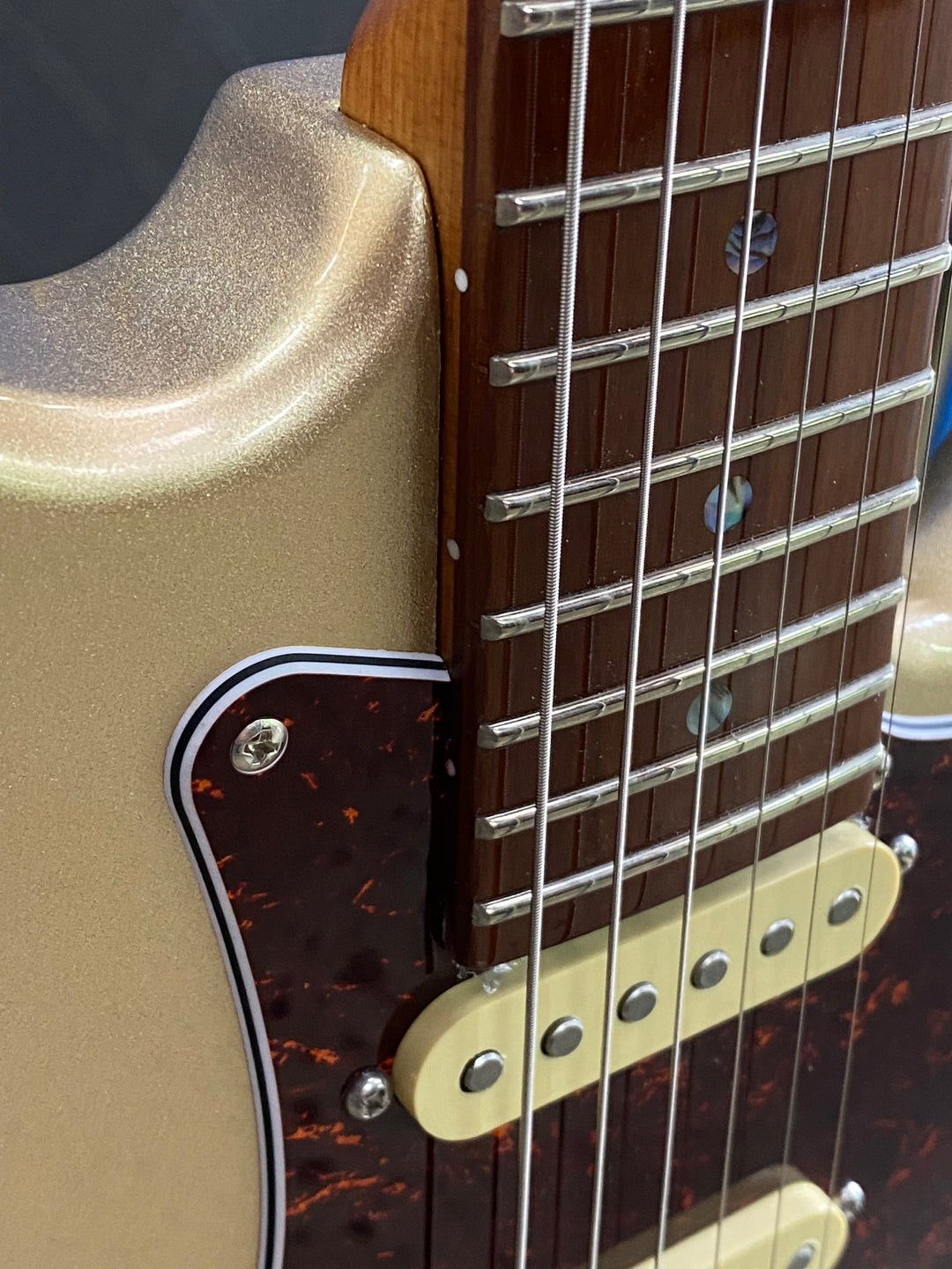 Sire S7 GEN 2 Larry Carlton Signature HSS Roasted Maple Neck Champagne Gold Metallic W/bag ***Pre Loved***