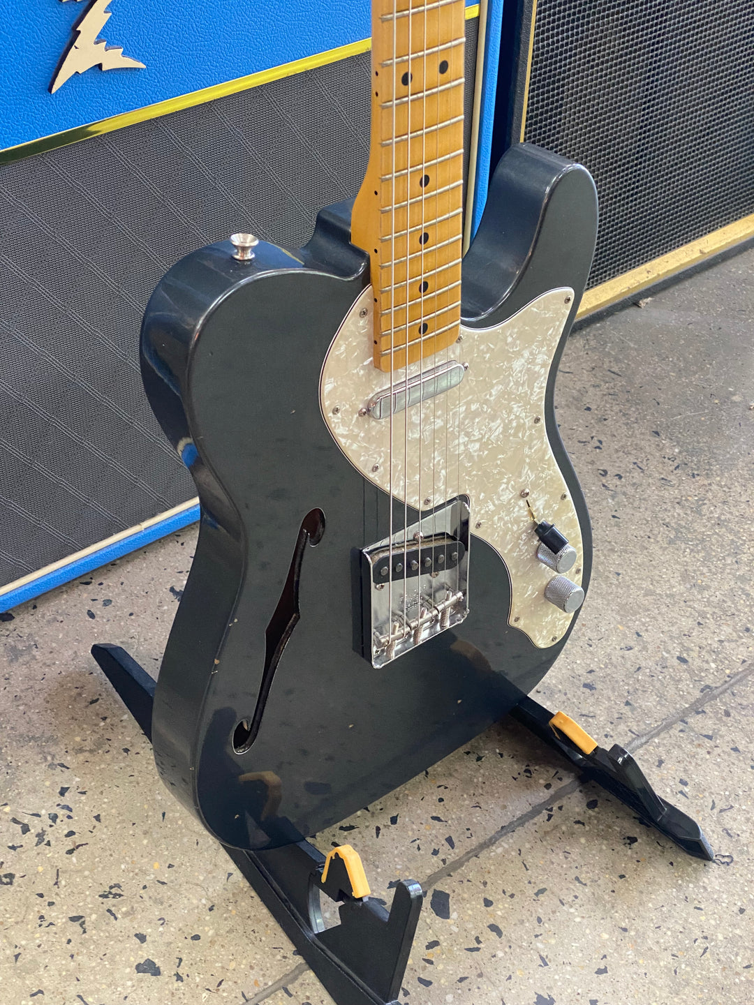 Fender 2020 Custom Shop 68 Tele Thinline Charcoal Frost Metallic ***Pre Loved***