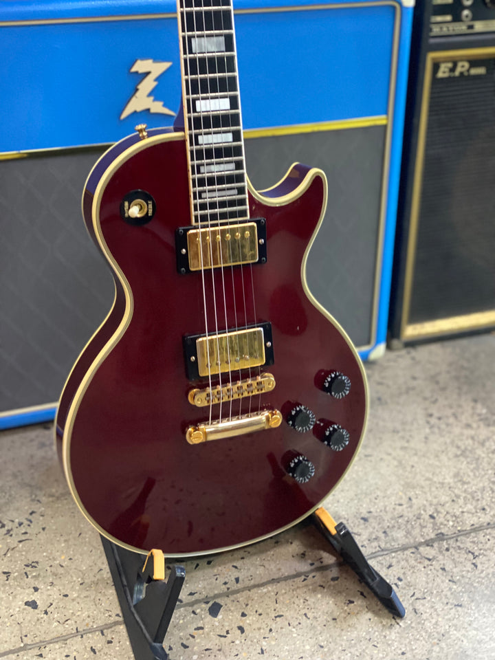 Gibson 1984 Les Paul Custom *modded* w/case | Wine Red **pre loved**