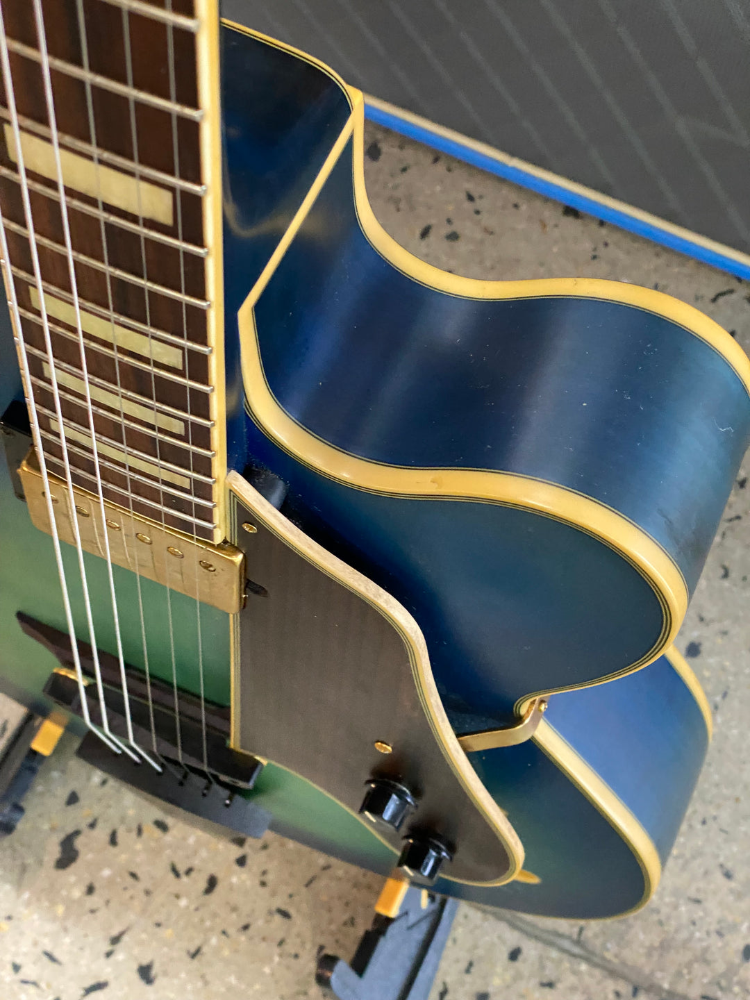 Ibanez 2015 AFJ91 Artcore Expressionist Series | Jet Blue Burst ***pre loved***