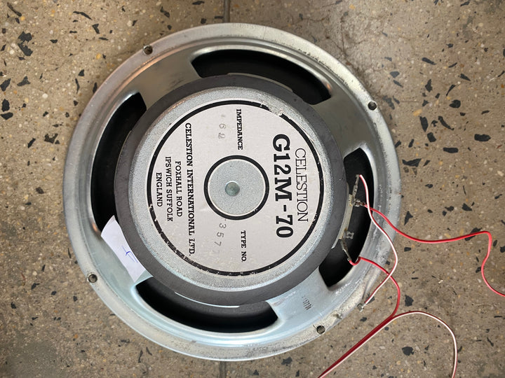 Celestion G12M-70 Type T3577 12" 70-watt Ceramic Speaker 16ohms ***Pre Loved***